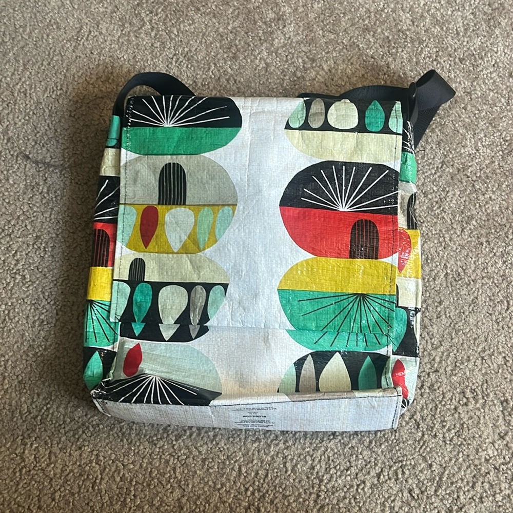 Blue Q Recycled messenger bag